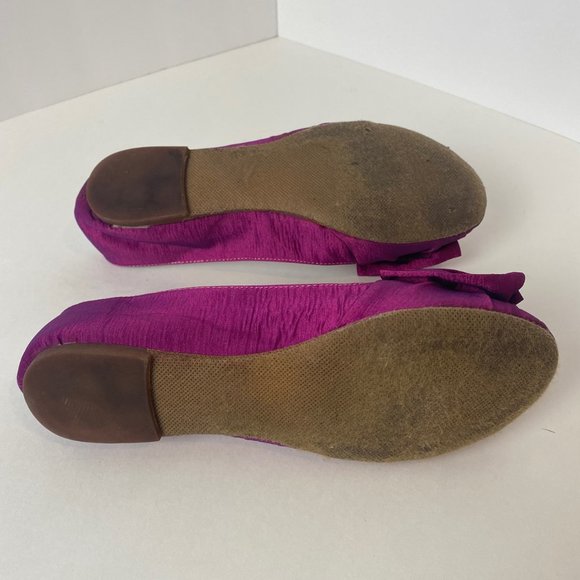 Madden Girl Pink Ballet Flats with Bow Size 6 - Picture 6 of 6